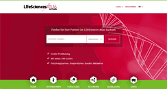 Desktop Screenshot of biotech-sachsen.com